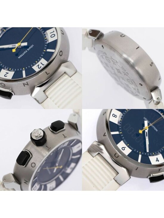 Louis Vuitton Tambour in Black Digital Analog Watch main image 9